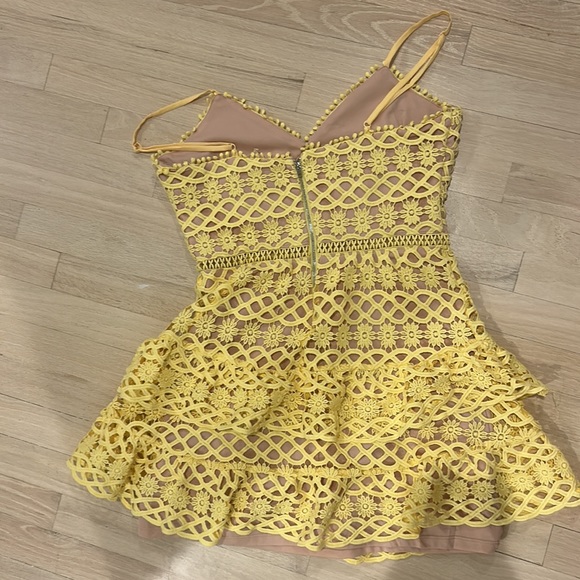 yellow mini dress - Picture 2 of 2
